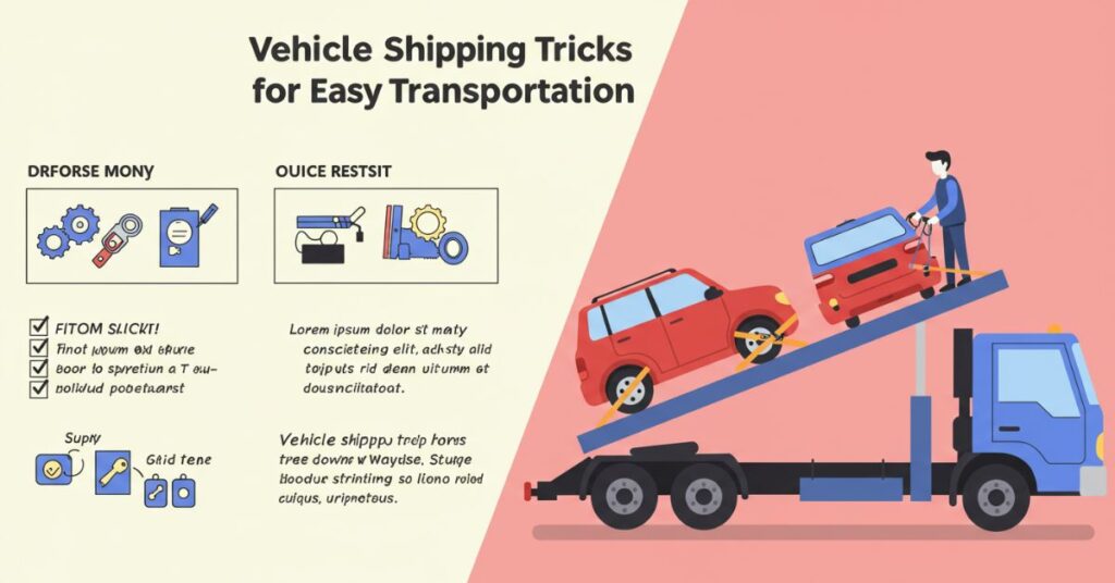 Vehicle Shipping Tricks for Easy Transportation