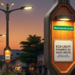 Oil Palm Waste Used Lamp Project