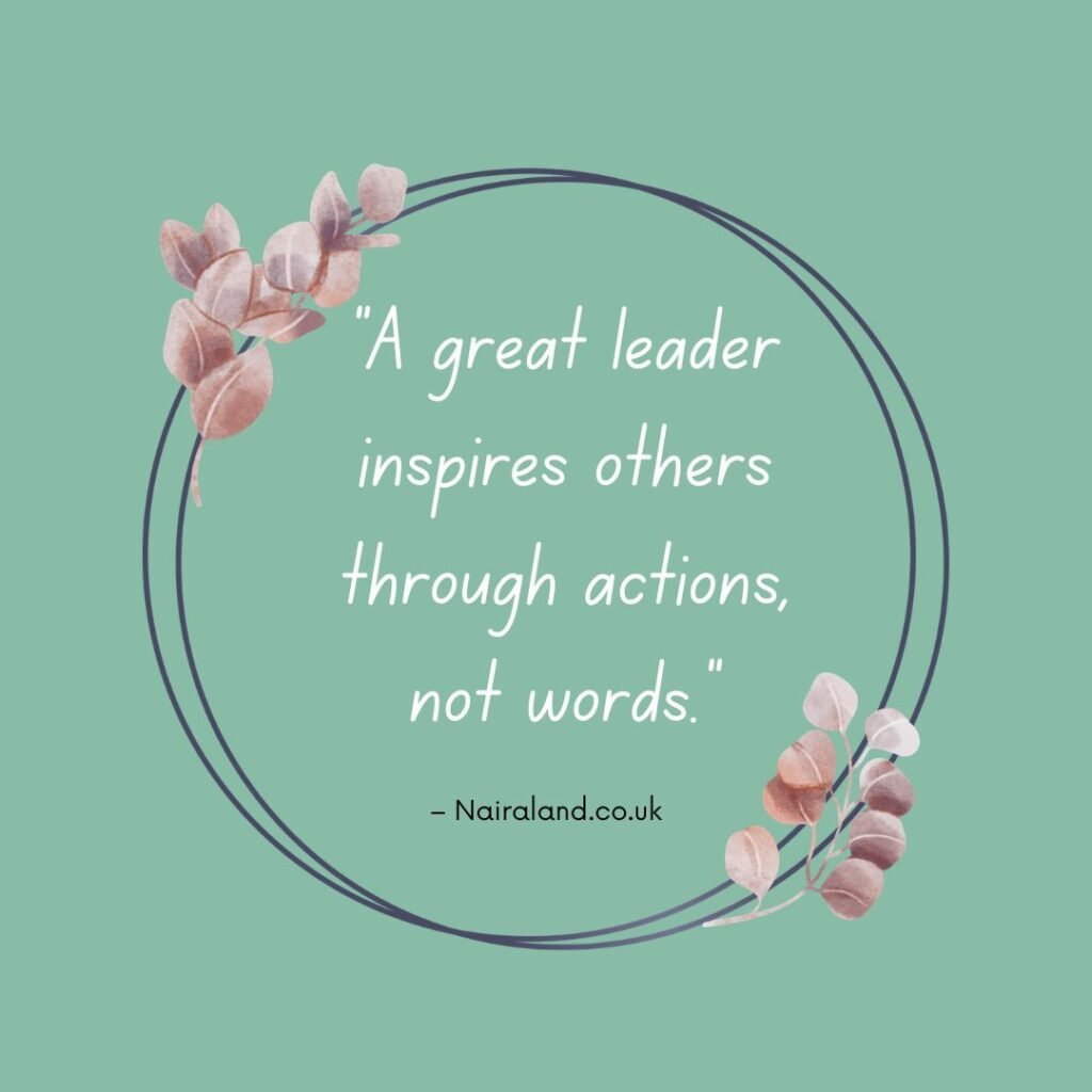 Inspirational Quotes About Leadership