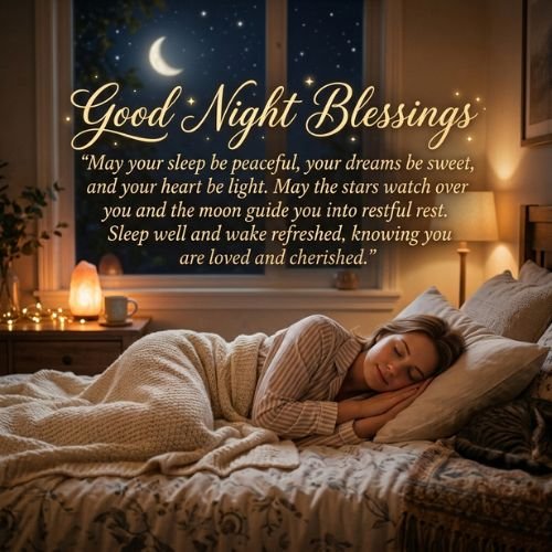 Peaceful Good Night Blessings